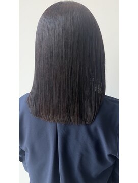 アルファ(Hair Salon alpha) 【大人可愛い×艶感】ダークブラウン×メテオトリートメント