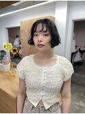 short bob×perm