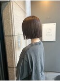 美髪＊パツっとボブ＊ナチュラルアッシュブラウン＊Zina札幌大通