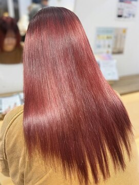 ラビスモア(Lovis moa) 上尾/ダブルカラー/ブリーチ無し/白髪ぼかし/韓国