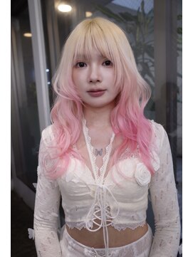 レコ 渋谷(LECO) ブロンド×ピンク