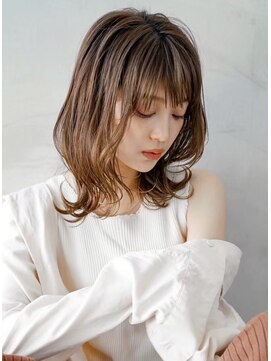 ギークス(GEEKS) 【GEEKS渋谷】秋冬カラー/ヌーディーベージュ/顔周りレイヤー/艶