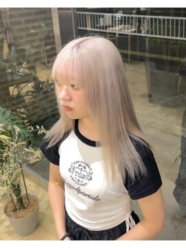 オプスヘアー 西新店(OPS HAIR) 透明感☆ホワイトミルクティーベージュ