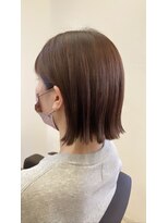 イフバイフィーカ(iF. by FiiKA)&nbsp;外ハネボブ×ブラウンピンク