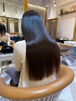 ロンドアベニール 北千住(Lond avenir)&nbsp;暗めカラー/ボブ顔周り/前髪/レイヤー/髪質改善/縮毛矯正/北千住