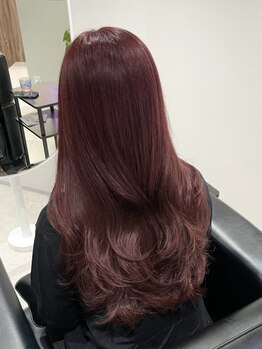 洗練された印象に♪透き通るような色味が魅力！【シアーカラー】で透明感のあるつや髪を手に＊゜【八丁堀】