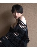 ショート×ダークカラー