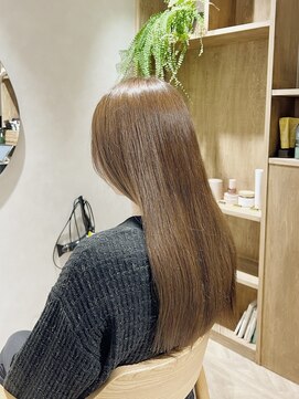 ロングヘア ローグラデーション