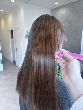 極ツヤ酸性縮毛矯正♪