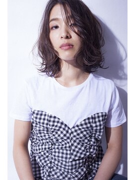 ルーチェス(LUCE/s) 切りっぱなしボブ×ウェーブ