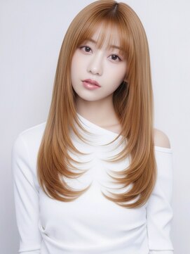 セプト 天神大名(SEPT.) ブリーチなしダブルカラー ハイトーン ロング 髪質改善 艶カラー