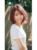 ショート髪型20代30代40代50代丸顔面長小顔越谷