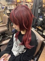 ディー エメ(D-aimer-)&nbsp;VTU〇ER風　赤髪ウルフレイヤー