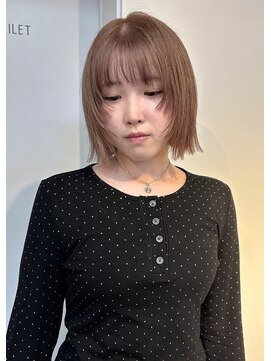 ゾーイ ダイミョウ 天神大名(ZOEY daimyo) 福岡 天神 大名 ハイトーン レイヤーカット ボブ