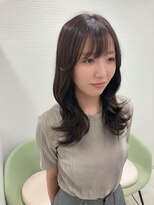 hyon myon/RISEbyREVO 綾瀬店【ヒョンミョン】&nbsp;ハッシュカット/デザインカラー/グレージュ[綾瀬駅/韓国ヘア]