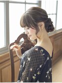 大人可愛い　上品ラフヘアセット