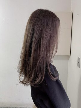 キャンバス バイ ネオリーブ 横浜西口(Canvas by neo.) ブリーチなしで作る柔らかグレージュ&ロングレイヤー