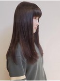 ローレイヤ-艶やかロング/アッシュブラック/レイヤーロング