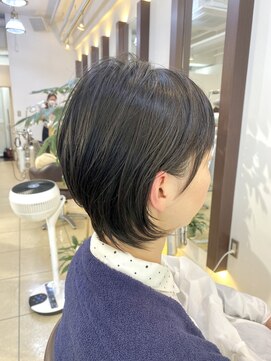 ヘアアーク(HAIR arc) 耳掛けくびれショート#奏の杜#京成津田沼#京成大久保#ウルフ
