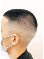 ヘアー アレス(hair ales)&nbsp;【Hair ALES安藤】スキンフェード　ボウズ　バズカット