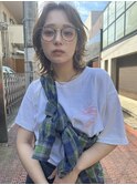 ミディアムウルフレイヤーカット