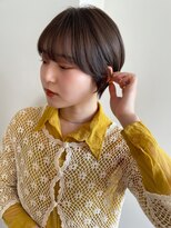 シータ(sheta)&nbsp;【表参道sheta/中澤】マッシュショートカーキグレージュボブ