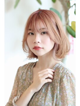 ボス レフィル(BOSS Le'fill) 韓国/くびれボブ//イルミナカラー/ブリーチカラー/イメチェン