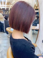 ロンドシエル 横浜(Lond ciel)&nbsp;前髪なし前下がりボブ【久保田夢美】横浜モード
