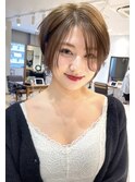 10代20代30代ショートボブ髪質改善丸みショート似合わせカット