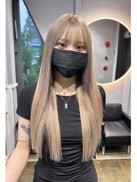 ロイオブジゼル(roi of GiseL) 【GiseL】ブロンドカラー/ブリーチ/髪質改善/ダブルカラー