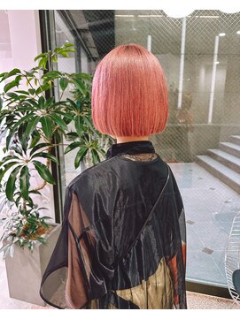 ブランコ 名古屋栄(BLANCO) 【nao. style】ピンク ボブ