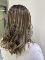 アオアクア バイ グルグル 小岩店(ao akua by GULGUL)&nbsp;.グラデーションのアフターカラーでバレイヤージュ.