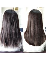 エレサリア(EleSalia)&nbsp;髪改縮毛矯正+内容補修TR+cut《髪質改善/守山美容室/縮毛矯正》