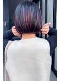 【till_emi】のびても気にならないデザインカラーとボブ