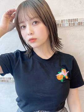 シルクレイ 新宿店(Silk-lei) 大人可愛い 20代30代40代◎切りっぱなしボブ 新宿