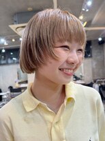 ナループロアオハナ(Nalu pu loa ohana)&nbsp;ボブ/ハイトーンボブ/顔まわりカット/姫カット/原宿/表参道