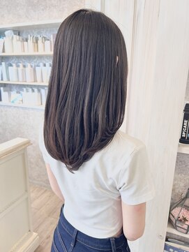 キャアリー(Caary) 福山市美容師求人スタッフ募集中髪質改善サラツヤ暗髪ロングヘア