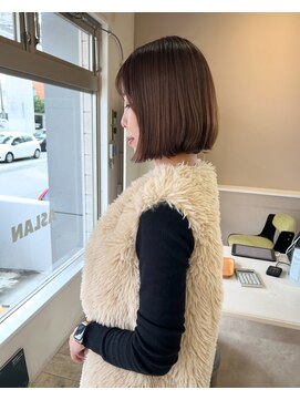 アスラン(ASLAN) 【aslan】ボブ/レイヤーボブ/ラベージュ