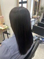 エルプラスヘアー 平尾店(L+hair) （40代）ナチュラルセミロング【トリートメントでくせ毛改善】