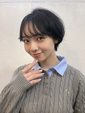 ファルベ(Farbe) ショート/マッシュショート/イメチェン/ブルーブラック