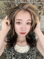 ピークアブー 銀座並木通り(PEEK-A-BOO)&nbsp;フェイスフレーミング外ハネボブレイヤー銀座