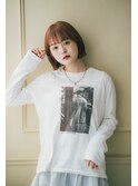 韓国風ハイトーンボブ