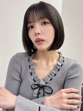 【長谷川】輪郭補正小顔カット/トレンドBOB