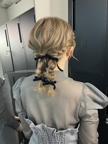 ツイン編みおろし