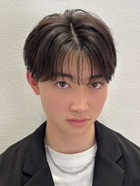 オーシャントーキョー 仙台(OCEAN TOKYO)&nbsp;シースルーニュアンスパーマセンターパート刈り上げマッシュ