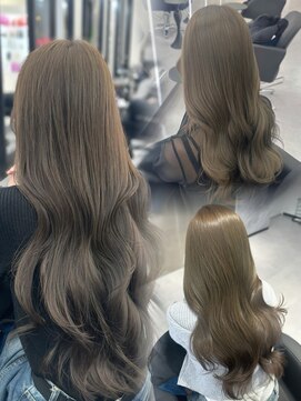 アルドーレフィエロ シンサイバシ(Ardore fiero shinsaibashi) ヘーゼルベージュ/ブリーチなし【小山田繭】20代30代40代