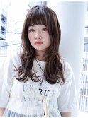 ぱっつん前髪/ゆるふわ/姫カットレイヤー/くびれヘア/FIEL東戸塚