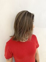 マスカリ(muscali)&nbsp;くびれヘア#ハイライトカラーアプリコットオレンジベージュb38