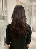 ムード(MOOD,)&nbsp;ダークアッシュ/大人ガーリー[レイヤーカット/髪質改善/銀座]