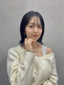 ヘアデザインファブロ イオンモール宮崎店(hair design FABRO.) ヘイリーボブ×ダークグレージュカラー